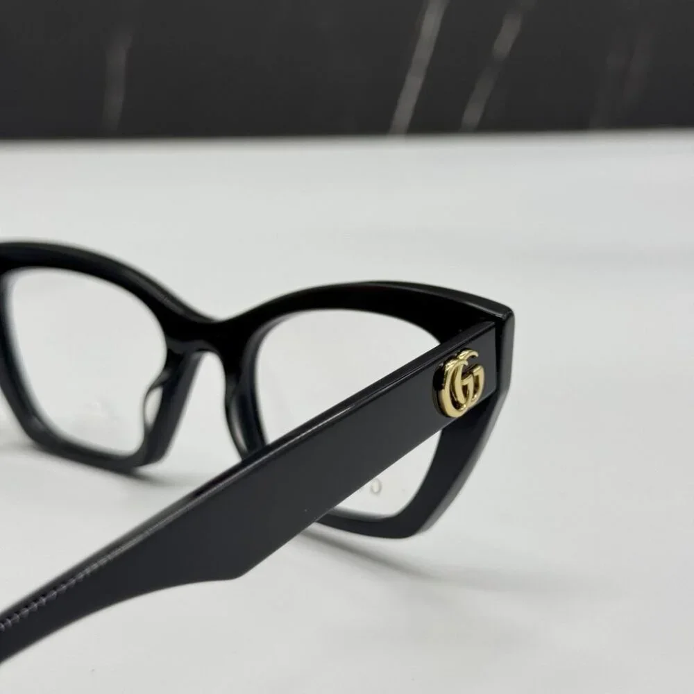 NEW GG1334O 001 GUCCI BLACK CAT EYE WOMEN GUCCI EYEGLASSES